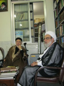 آیه الله نجم الدین طبسی + دکتر محمد تیجانی